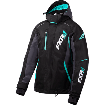FXR Vertical Pro Jacket Black/Charcoal/Mint