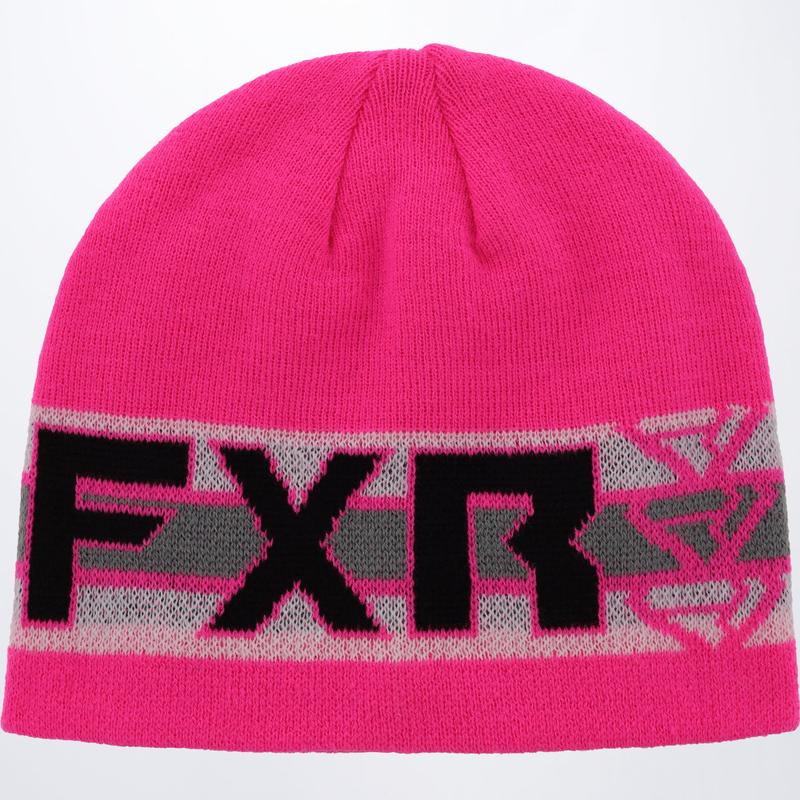 FXR Team Beanie Electric Pink/Black