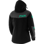 FXR Renegade Womens Jacket Black/Char/Mint