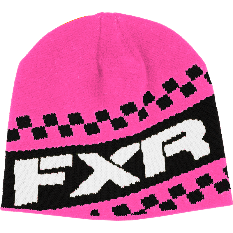 FXR Team Beanie Electric Pink/Black