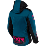 FXR RRX Womens Jacket Black/Ocean/Fuchsia
