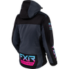 FXR RRX Womens Jacket Black/Sky Blue/Electric Pink/Char