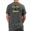Klim Men's Discovery Tri-Blend Tee Heathered Charcoal/Hi-Vis