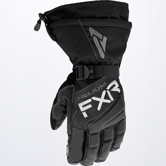 FXR Hybrid Helium Gauntlet Glove Black