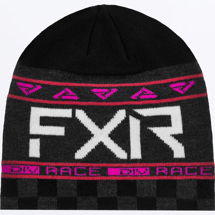 FXR Race Division Beanie Black/E Pink