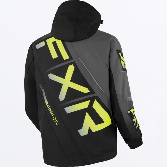 FXR Men's CX Jacket Black/Char/Hi-Vis Fade