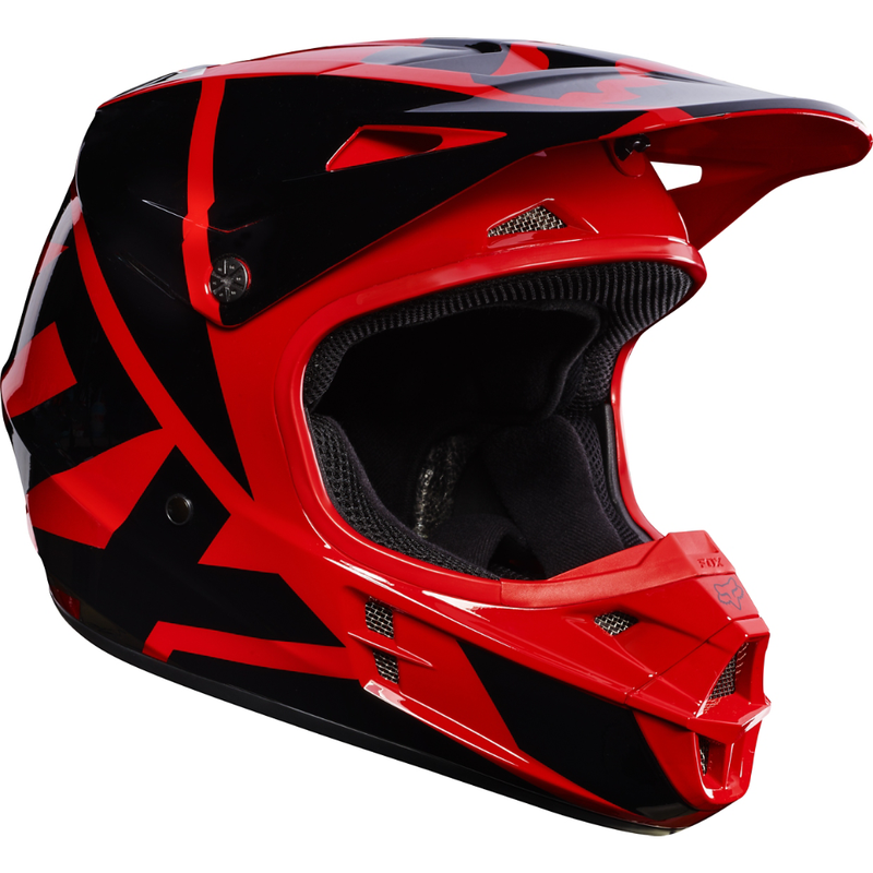Fox Racing V-1 Race Helmet Red - 1