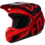 Fox Racing V-1 Race Youth Helmet Red - 2