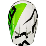 Fox Racing V-1 Race Helmet 2018 White/Green