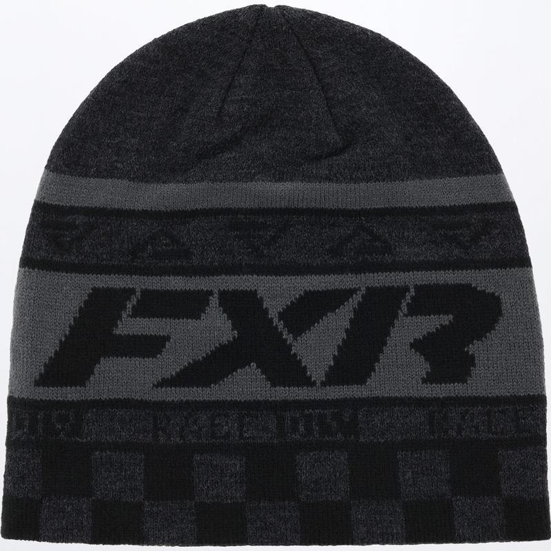 FXR Youth Race Division Beanie Char Heather/Black