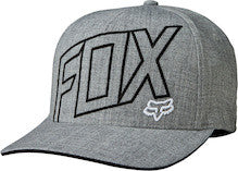 Fox Racing Three 60 Flexfit Hat Heather Grey