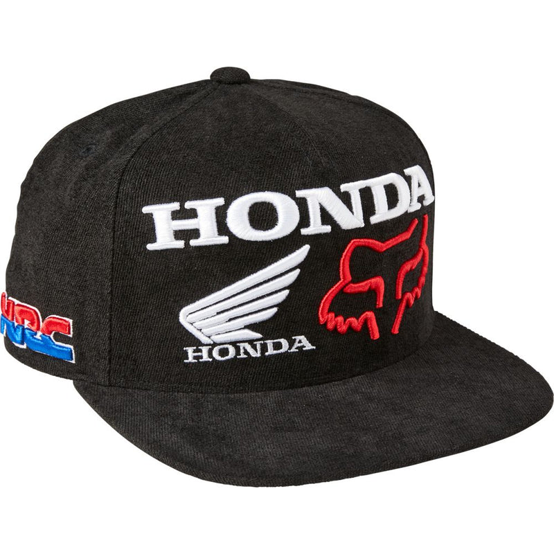 Fox Honda HRC Snapback Hat Black
