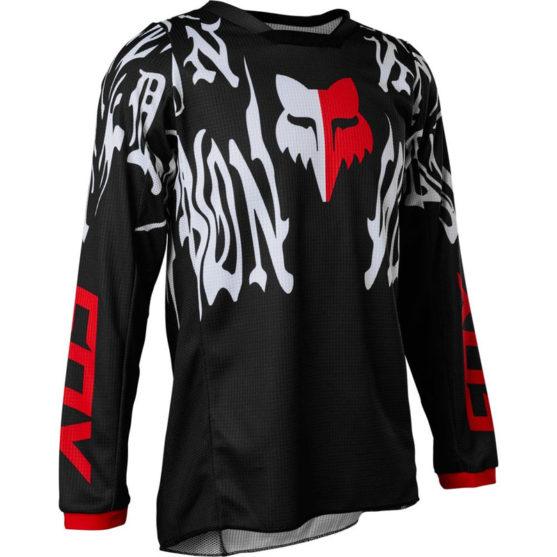 Fox Youth 180 Peril Jersey Black/Red