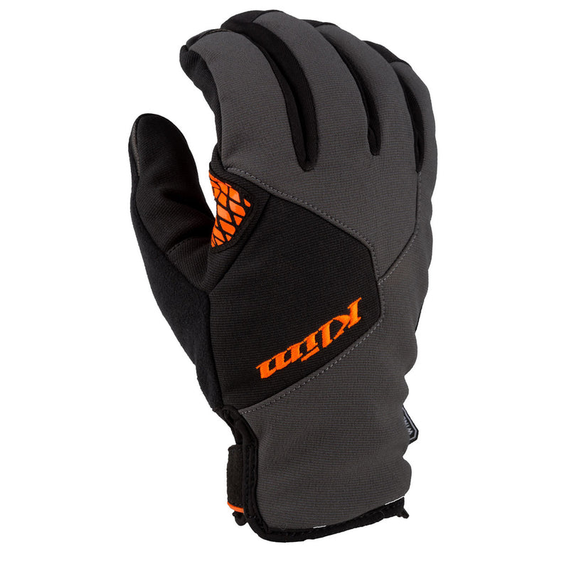 Klim Inversion Insulated Glove Asphalt/Strike Orange