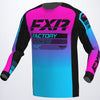 FXR Clutch MX Jersey Black/Sky/Pink