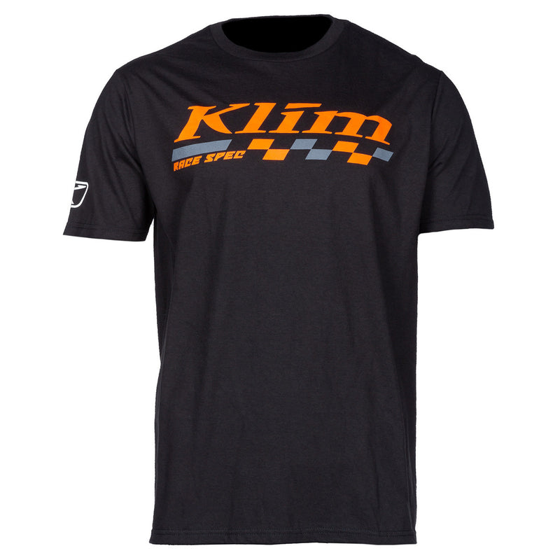 Klim Men's Race Spec Tee Black/Strike Orange