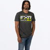 FXR Men's Race Division Premium Tee Char Heather/Hi-Vis
