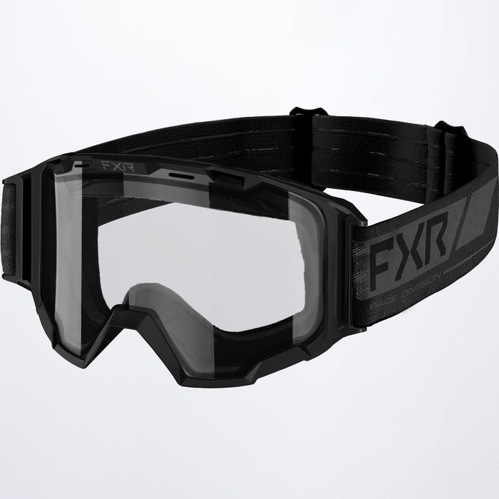 FXR Youth Maverick Clear Goggle Black Ops
