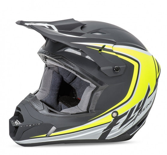 Fly Racing Kinetic Fullspeed Helmet MtBlk/Hi Vis - 1