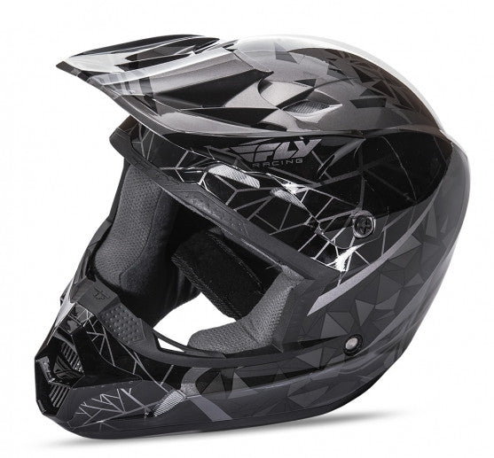 Fly Racing Kinetic Crux Helmet Black - 1