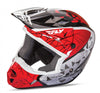 Fly Racing Kinetic Crux Helmet Red/Bk/Wht - 1