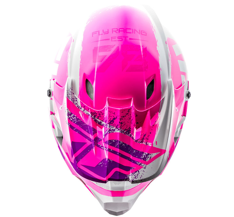 Fly Racing Kinetic Burnish Helmet Neon Pink – Bristow's Online
