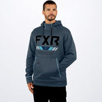 FXR Unisex Podium Tech Pullover Fleece Steel/Blue