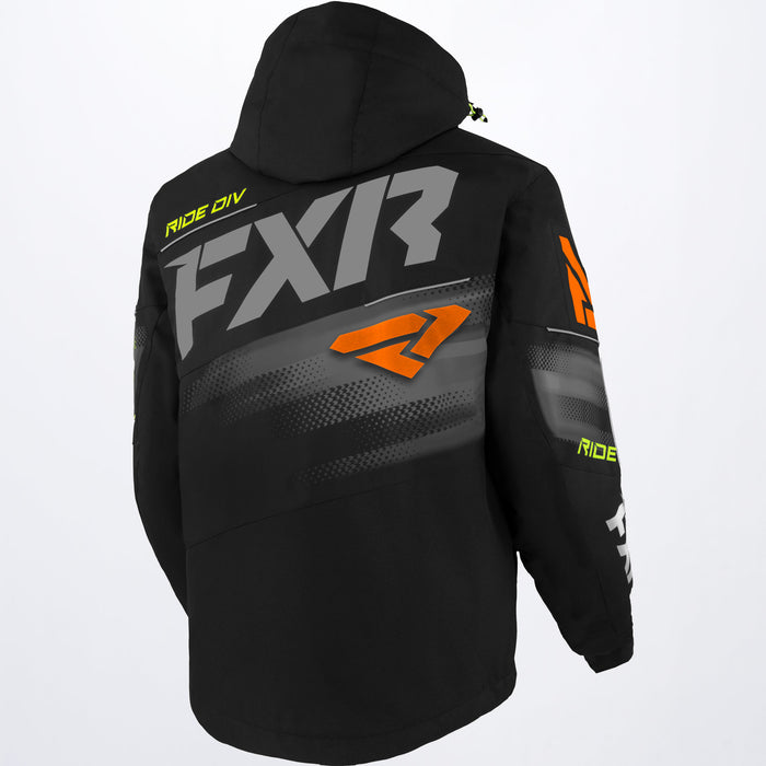 FXR Men's Boost FX 2-In-1 Jacket Black/Hi-Vis/Orange