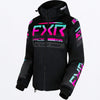 FXR Women's RRX Jacket Black/Mint-Raspberry Fade