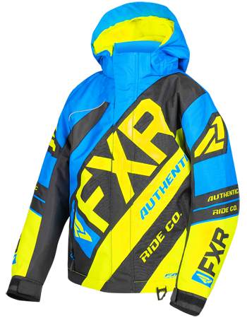 FXR CX Youth Jacket 19 Blue HiVis