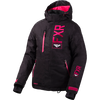 FXR Fresh Womens Jacket Black Linen/Fuchsia