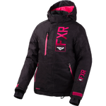 FXR Fresh Womens Jacket Black Linen/Fuchsia