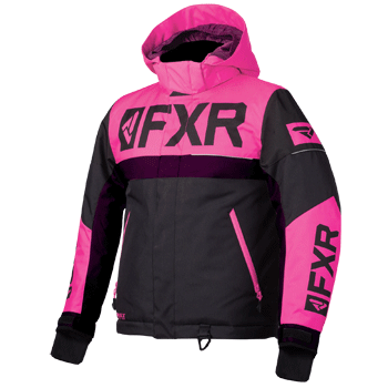 FXR Helium Kids Jacket Black/Pink/Plum