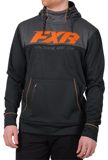 FXR Pursuit Tech Pullover Fleece Black/Orange