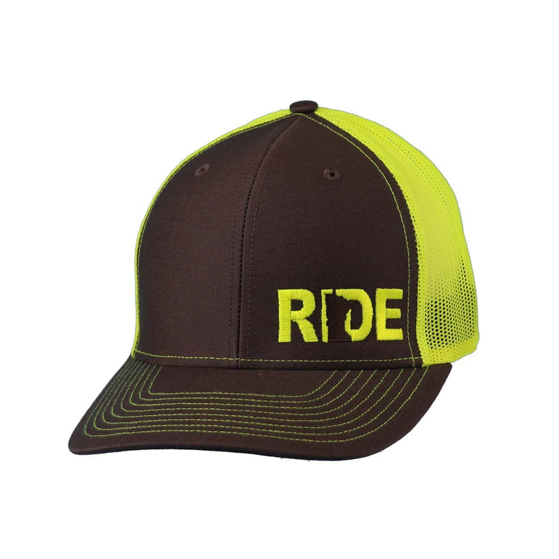Ride MN Night Out Trucker Snapback Char/Neon Yellow