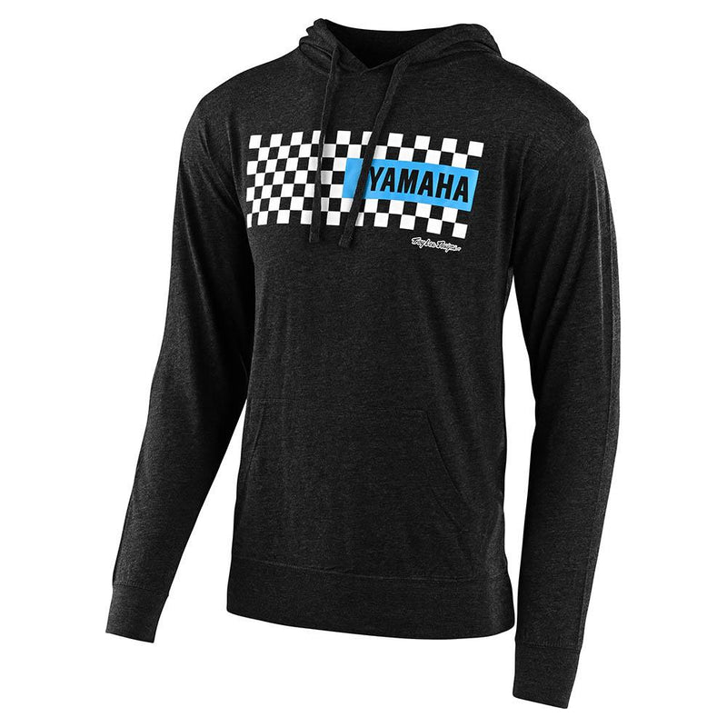 TLD Men's Yamaha Checkers Pullover Char Heather