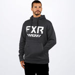 FXR Unisex Podium Tech Pullover Fleece Charcoal/White