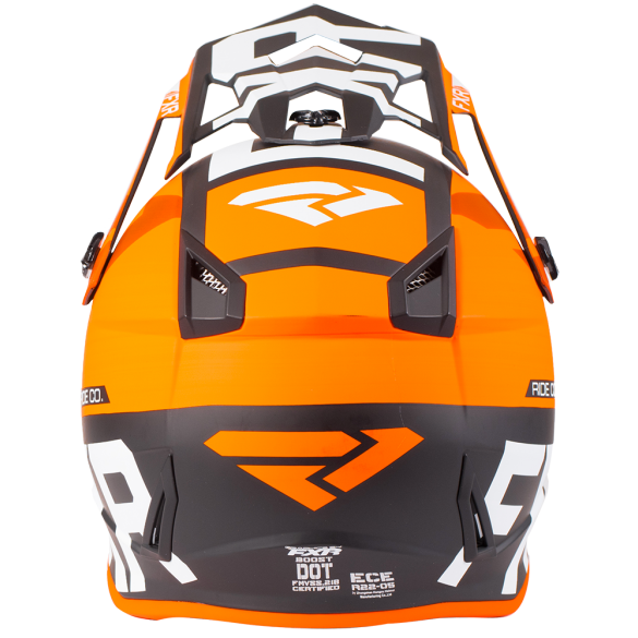 FXR Boost Evo Youth Helmet Black Orange