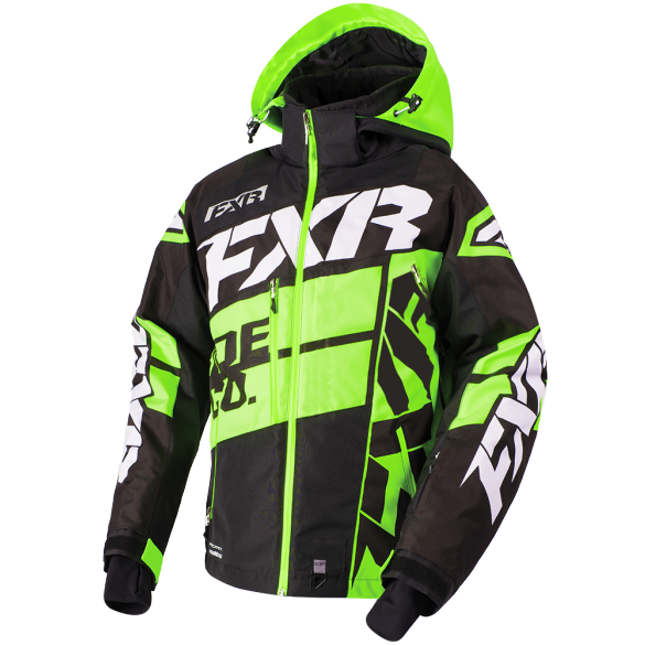 FXR Boost X Mens Jacket Black/Lime