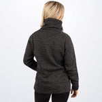 FXR Women's Ember Sweater Pullover Black Heather/Dusty Rose