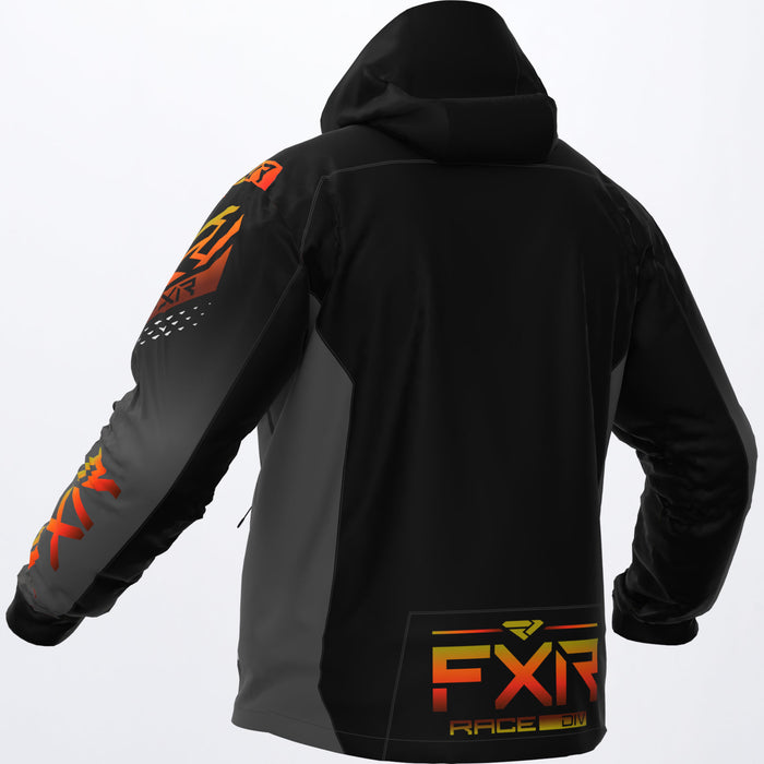 FXR Men's RRX Jacket Black/Char/Gold Inferno