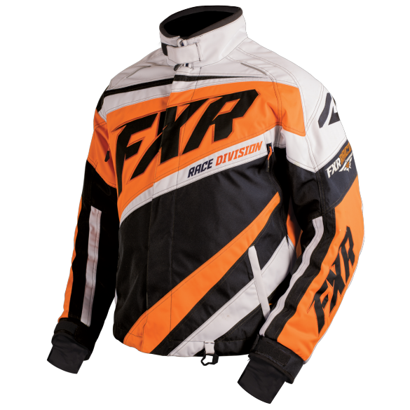 FXR Cold Cross Mens Jacket Black/Orange/White