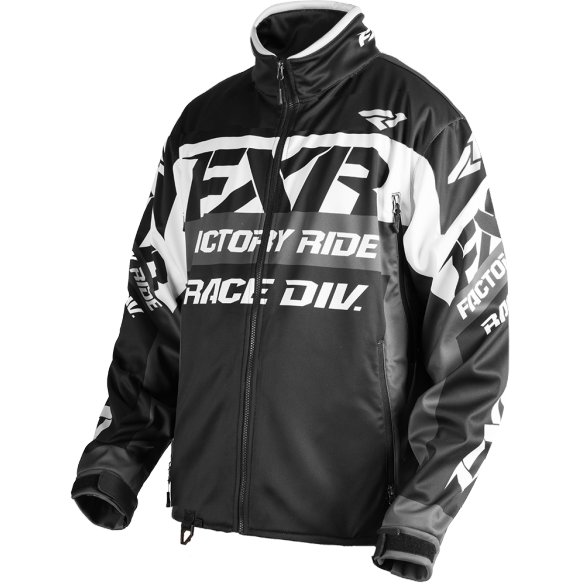 FXR Cold Cross Race Ready 2018 Jacket Black/White/Charcoal