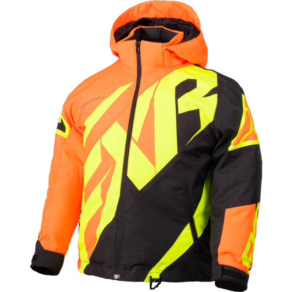 FXR CX Youth Jacket Orange/Black/HiVis