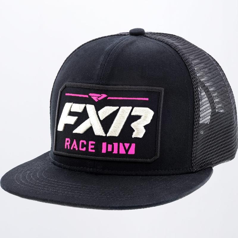 FXR Race Division Hat Black/Electric Pink