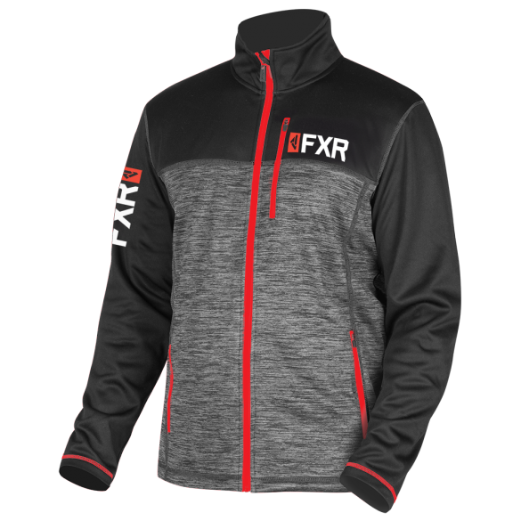 FXR Elevation Tech Zip 2019 Charcoal Red