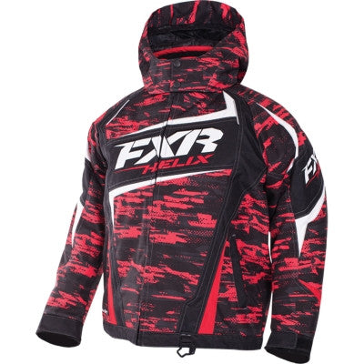 FXR Helix Youth Jacket Red/Char
