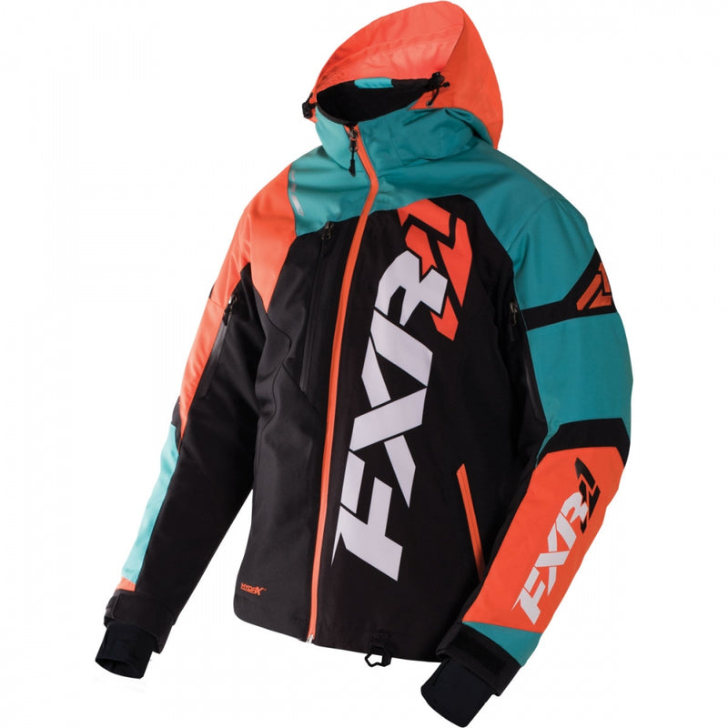 FXR Revo X Mens Jacket Teal Orange