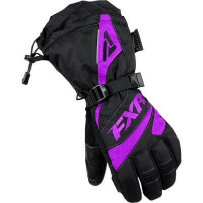 FXR Fusion Womens Glove Black/Purple