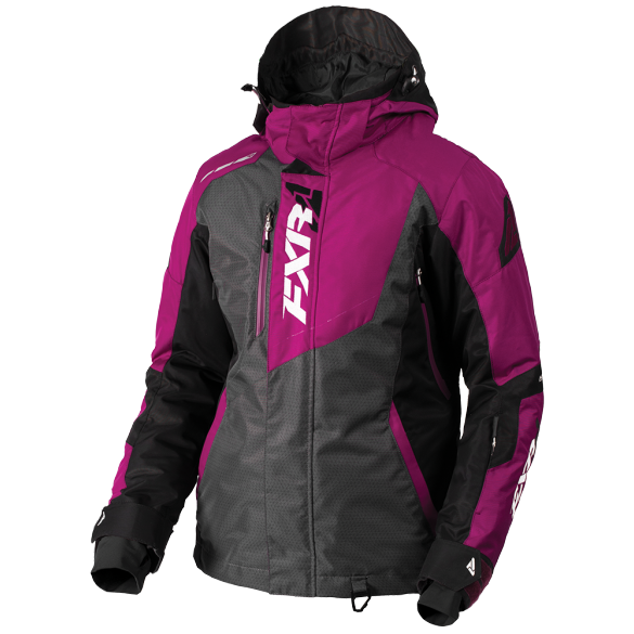 FXR Vertical Pro Womens Jacket Charcoal/Berry